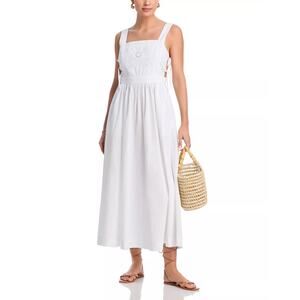 NWT CIAO LUCIA Marguerite Midi Dress White Large L